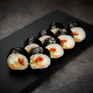 Ролл спайси с лососем