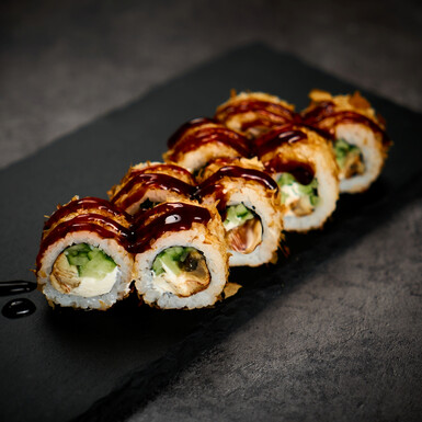 Ролл Бонито с лососем терияки